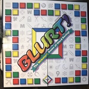 Vintage BLURT! Webster's Board Game of Word Racing Junior Version Inc Complete!
